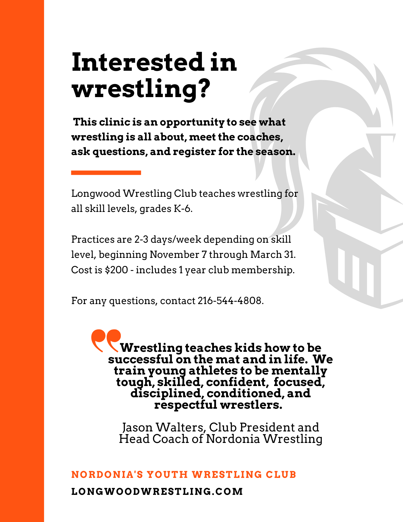 youth wrestling clinic